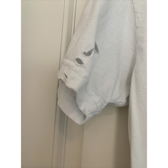 Lulusimonstudio Small Distressed Sea Shell White T Shirt - Picture 5 of 16